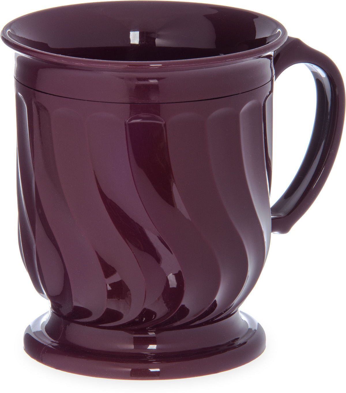 MUG, PEDESTAL PP INSULATED CRANBERRY 8OZ (48/CS)