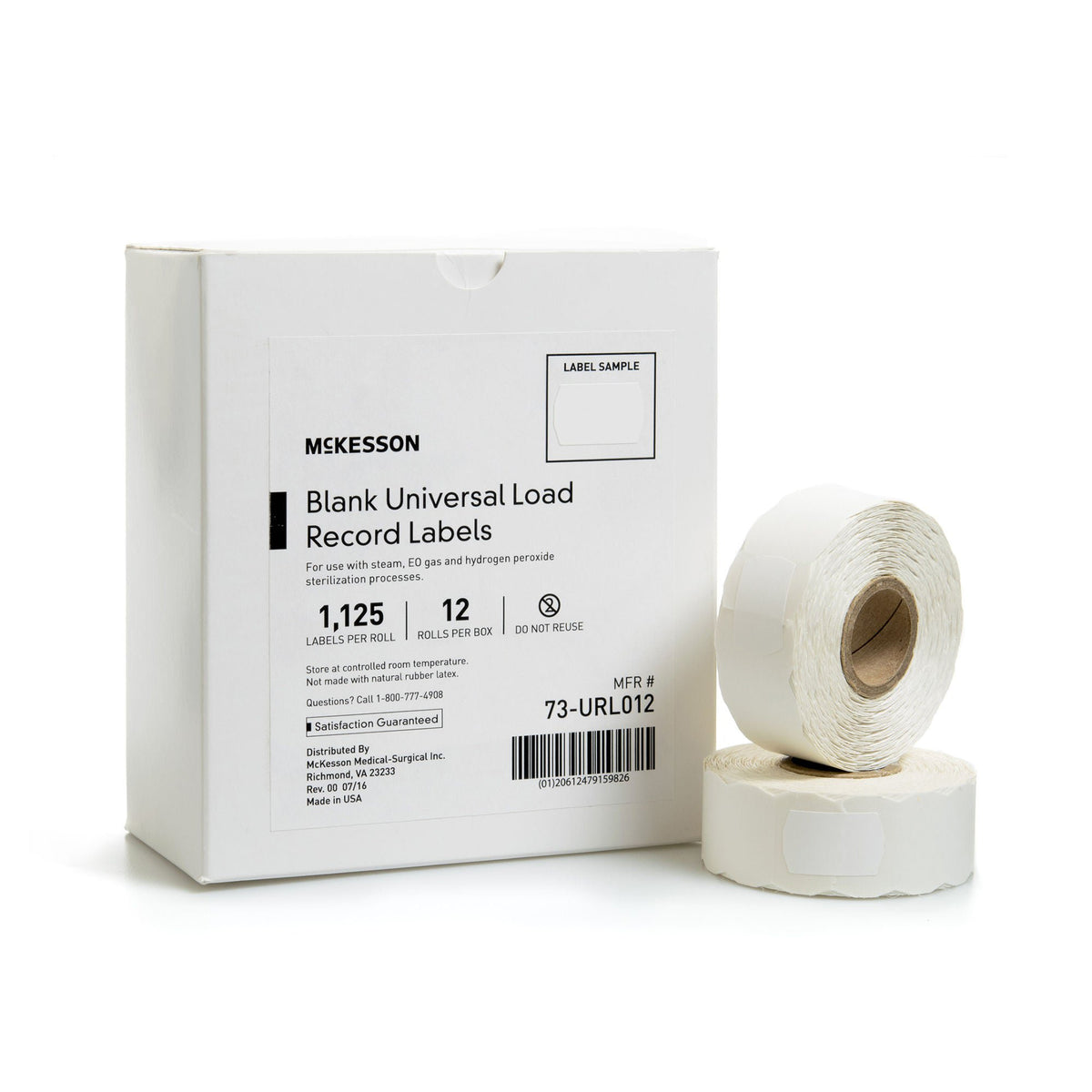 LABEL, LOAD RECORD BLANK UNIV (12/BX 10BX/CS)