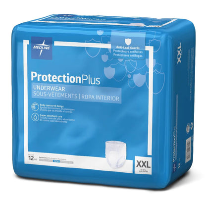 UNDERWEAR, PROTECTION PLUS PROTECTIVE ADLT 2XLG (12/BG 4BG/C