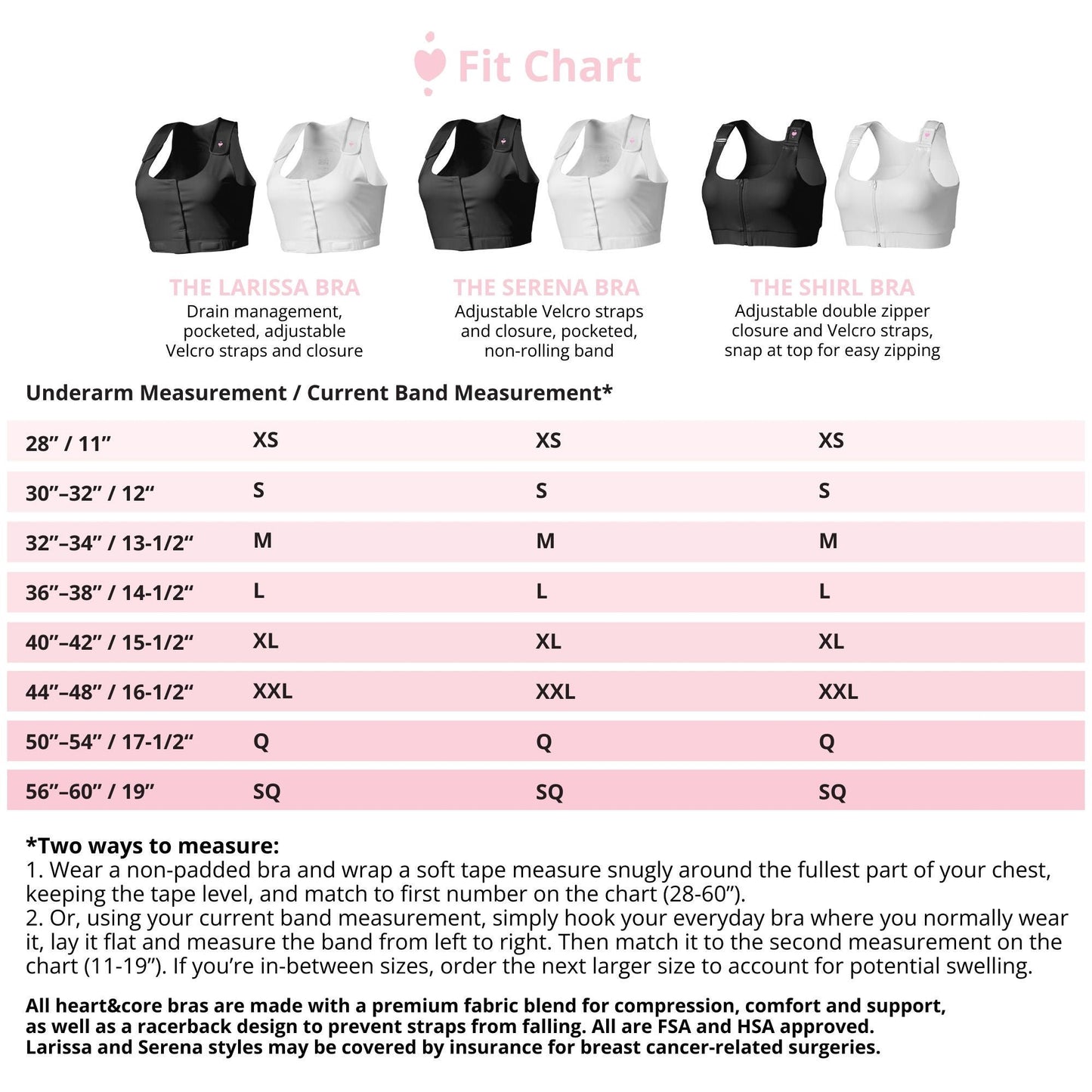BRA, PST-OP SHIRL W/DBL ZIP FRNT CLSR STRAP BLK SQUEEN (36/C