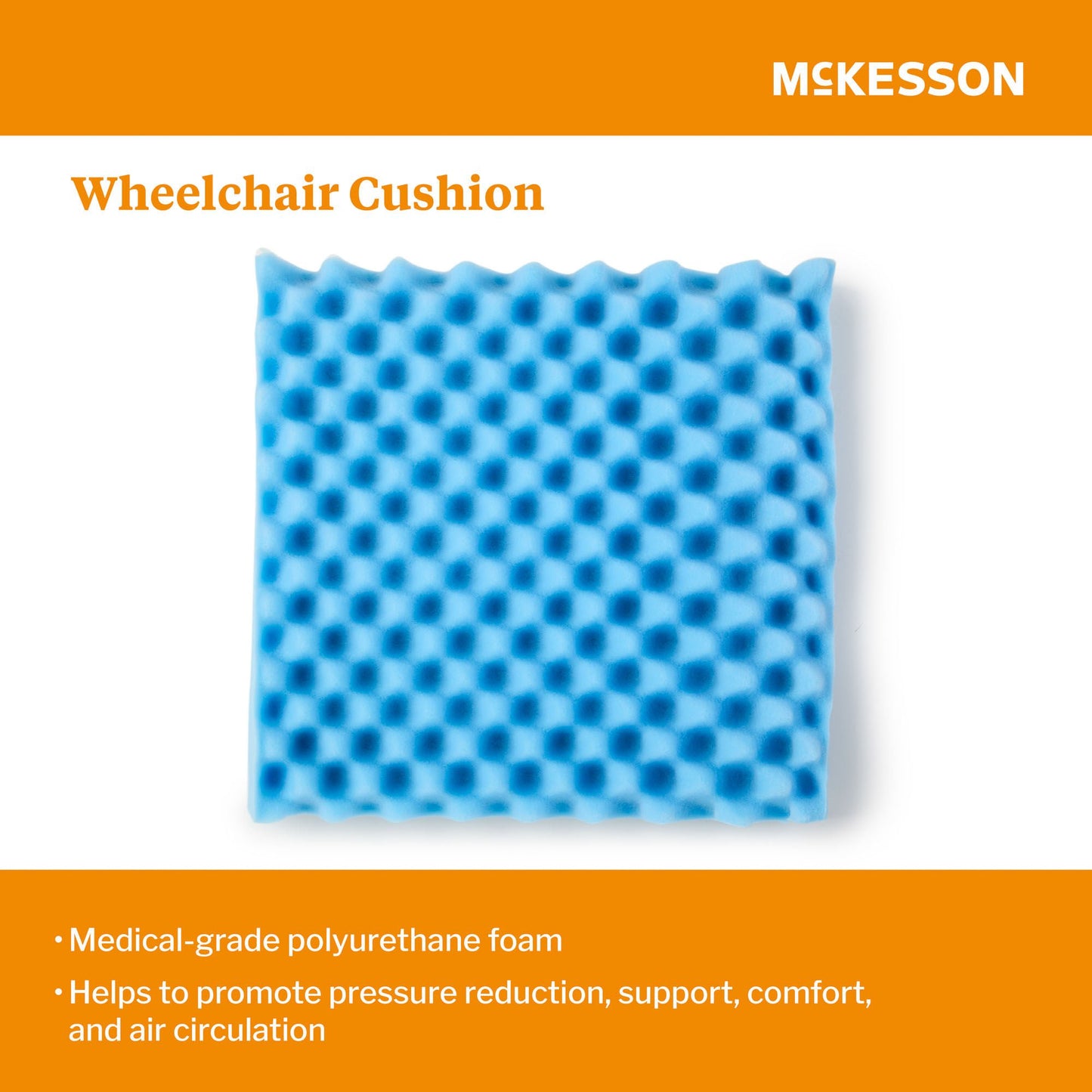 CUSHION, WHEELCHAIR 18X16X3" (18/CS)