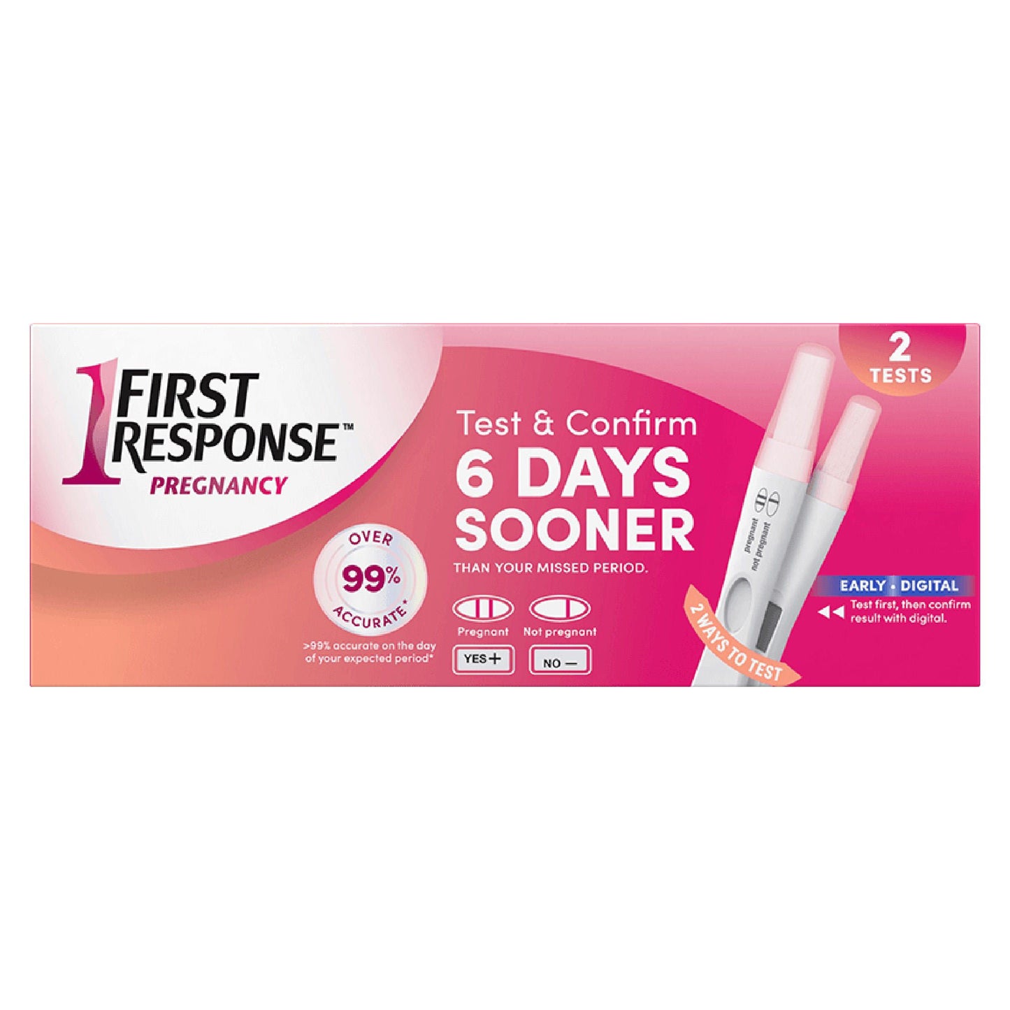 FIRST REPONSE, ONE STEP 2COUNTPREGNANCY TEST