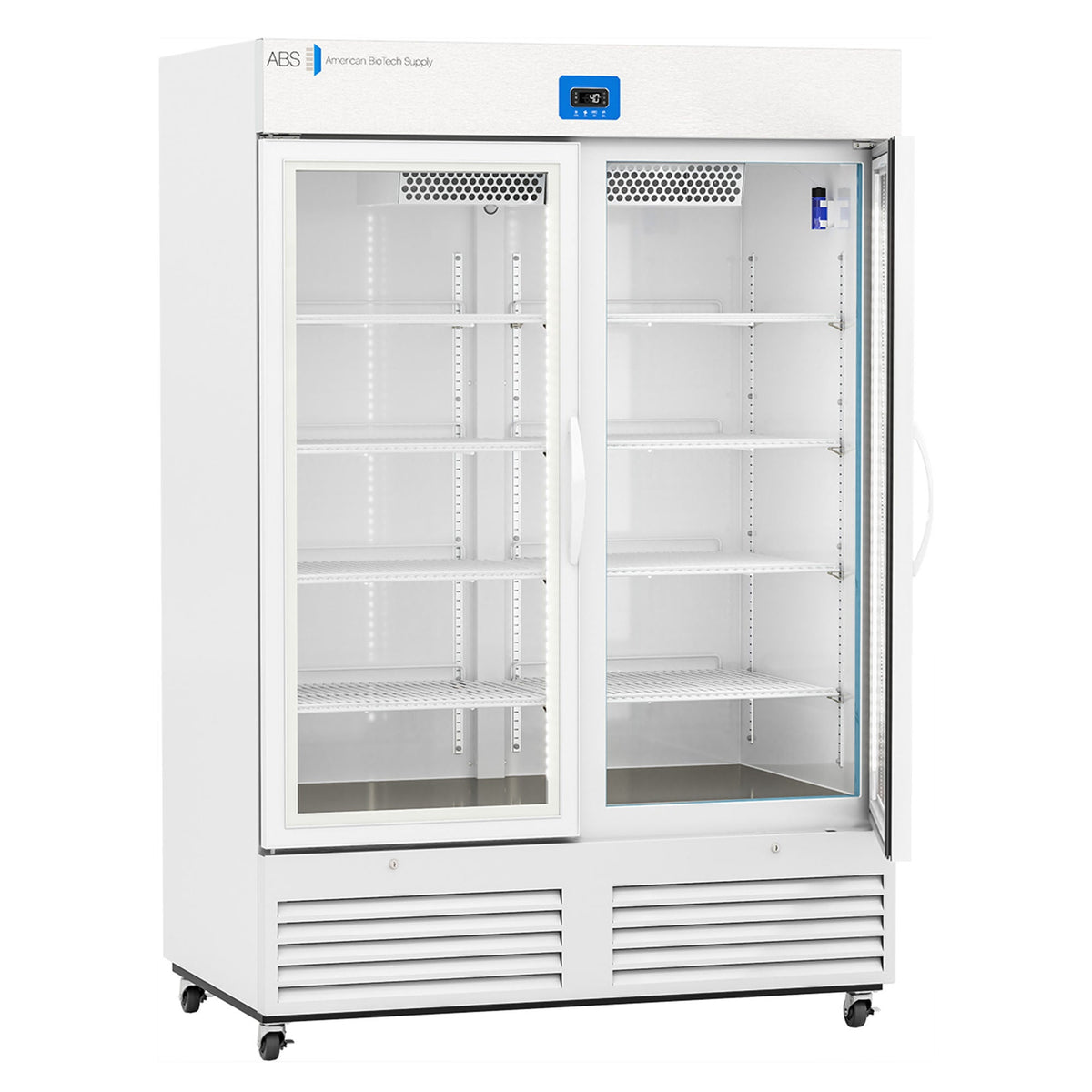 REFRIGERATOR, LAB GLASS DR VARIABLE SPEED COMPRESSOR 49CU FT