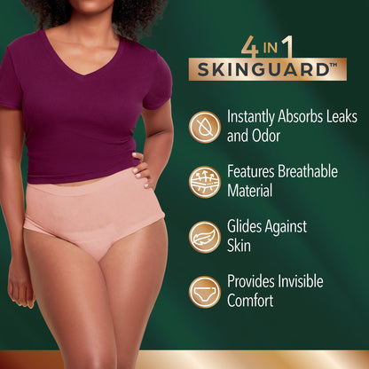UNDERWEAR, DEPEND SILHOUETTE MAX ABSRB FML XLG (10/PK 2PK/CS
