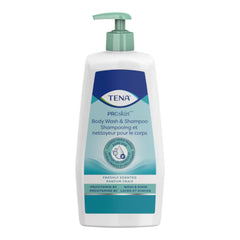 BODYWASH/SHAMPOO TENA SCNTD PMP BT 16.9 FL OZ (10/ SCAPER
