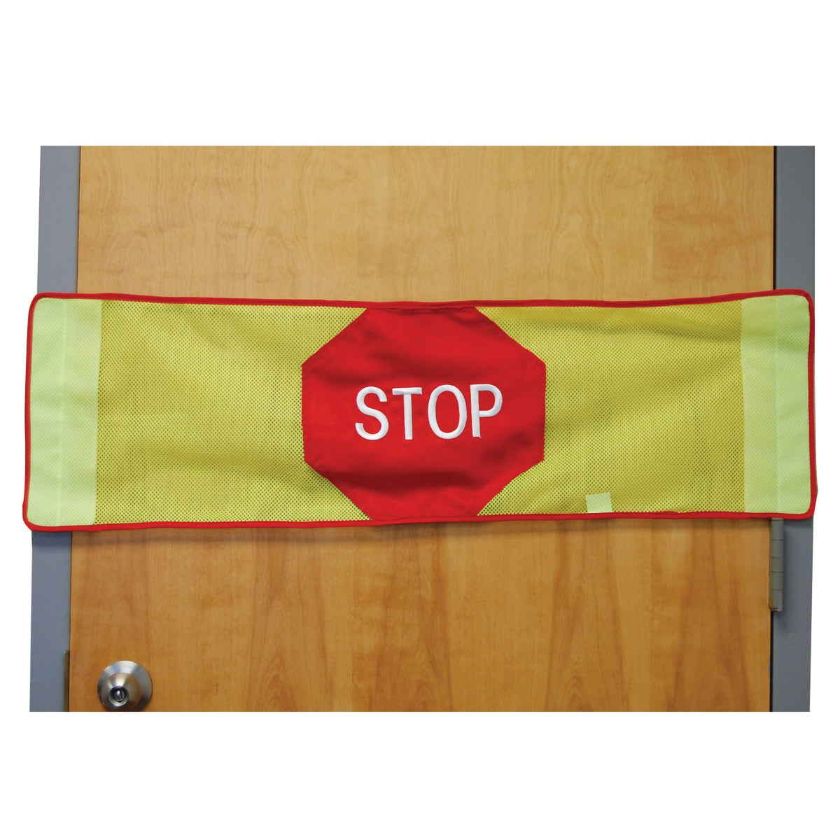 STOP STRIP, ORG 46"X8" D/S