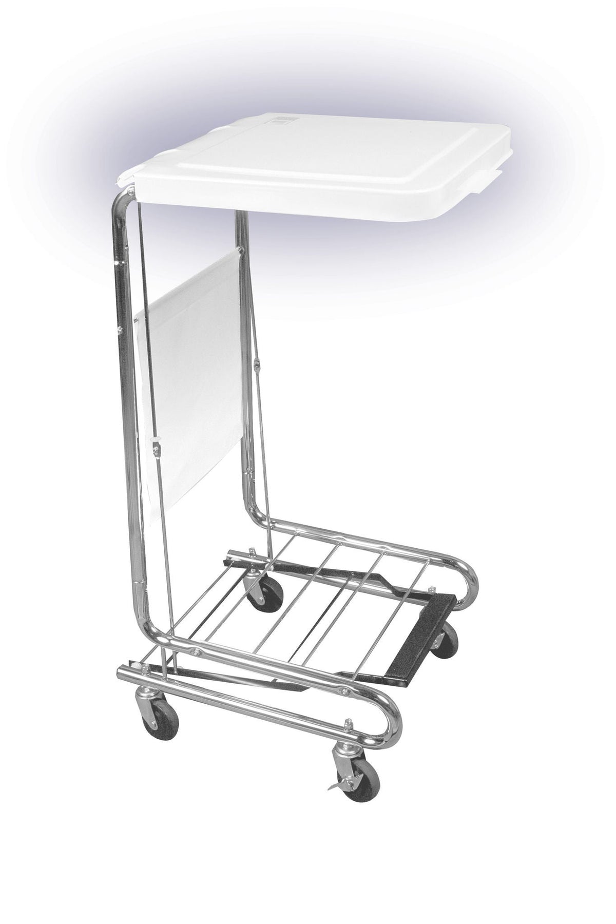 HAMPER, STAND WHT