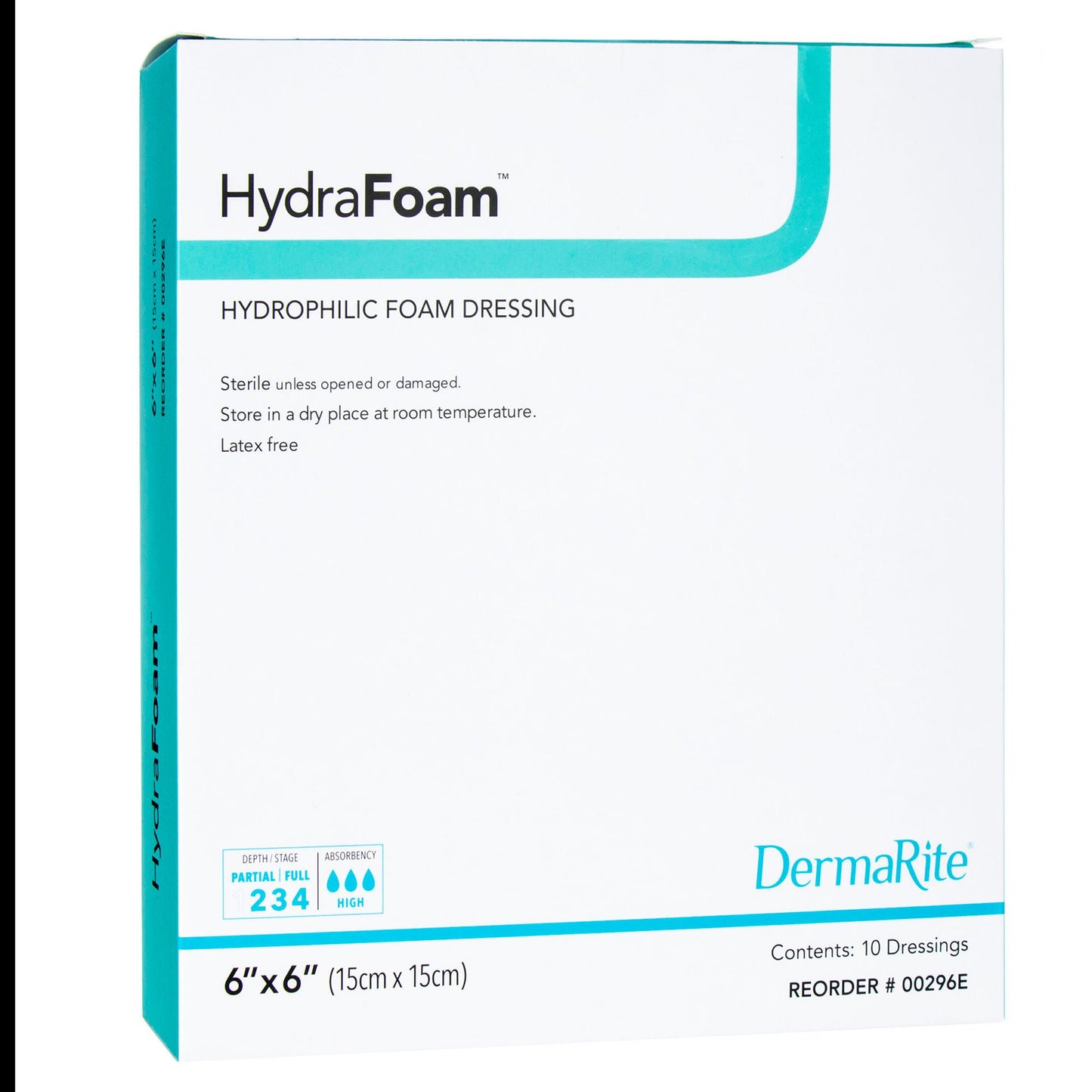 DRESSING, HYDRAFOAM 6X6" (10/BX)