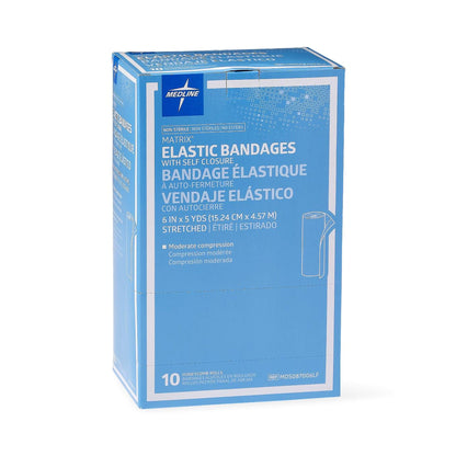 Matrix Double hook-and-loop closure Elastic Bandage, 6 Inch x 5 Yard