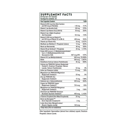 SUPPLEMENT, CAP BASIC NUTRIENTS 2DAY (60/BT)