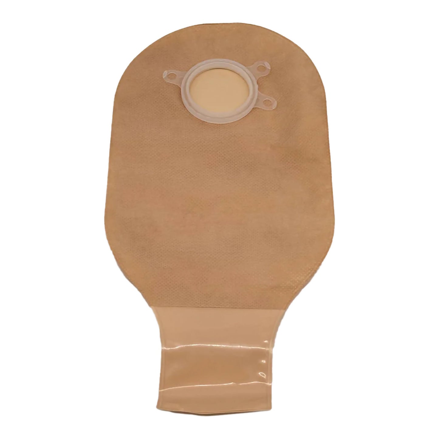 POUCH, OST 2PC DRN FLNG BELT TAB BGE 12" 45MM (10/BX 8BX/CS)