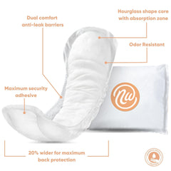PAD, BLADDER INCONT MODERATE 10" (30/PK 3PK/CS)