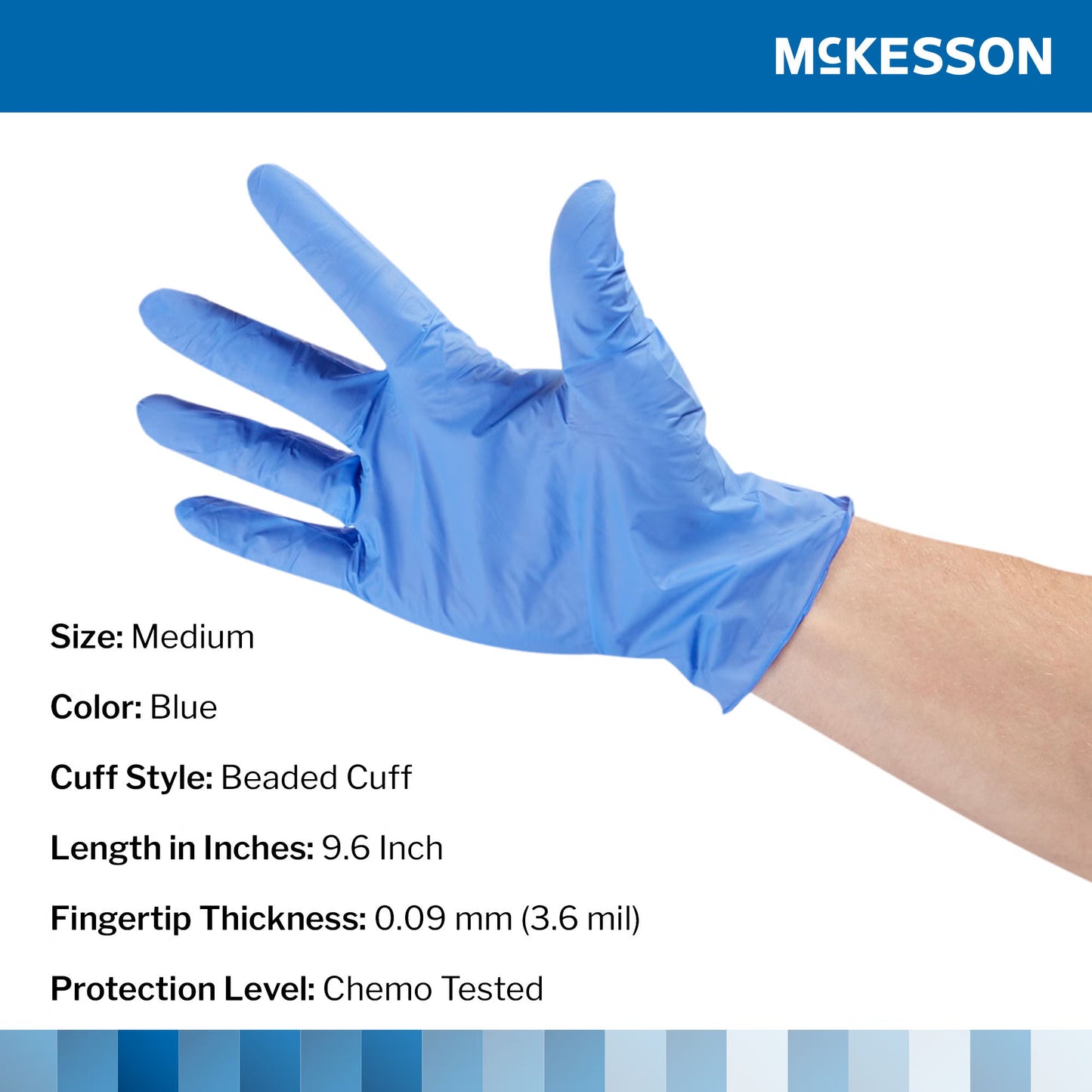 GLOVE, EXAM NTRL MED N/S CHEMO3.5C (200/BX 10BX/CS)