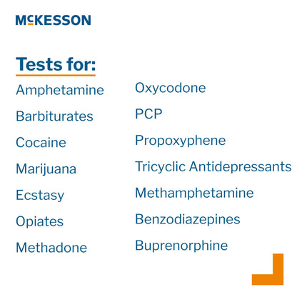 TEST KIT, DRUG SCREEN 14PANEL WAIVED (25EA/BX 4BX/CS)