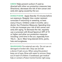 SUNSCREEN, CREAM MINERAL SPF501.7OZ (3/PK 8PK/CS)