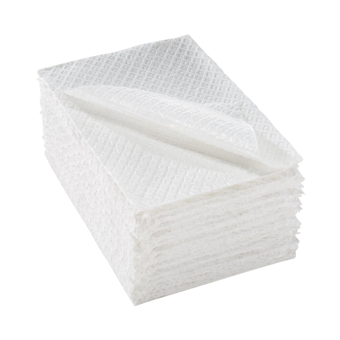 TOWEL, PRO 2PLY/POLY DIA EMB WHT 13X18 (500/CS)