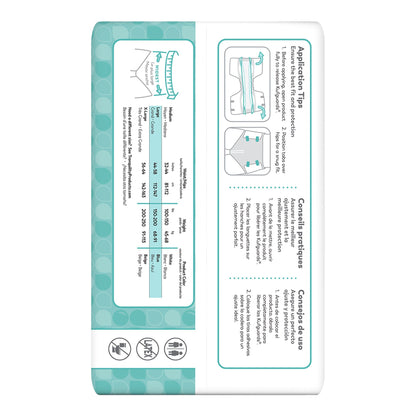BRIEF, INCONT TRANQ ESSENT BRTHABL WHT LG (25/BG 4BG/CS)