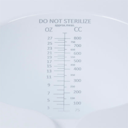 COLLECTOR, SPECIMEN COMMODE WHT 27OZ (100/CS)