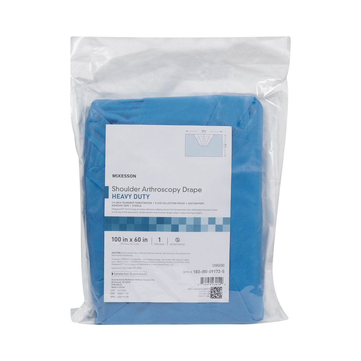 DRAPE, SURGICAL ORTHO HD SHOULDER ARTHRO 100"X60" (12/CS)