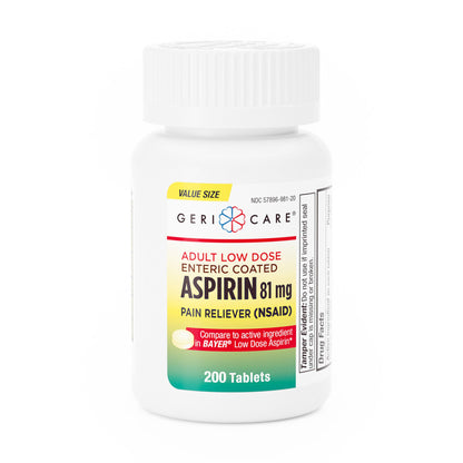 ASPIRIN, TAB 81MG (200/BT 12BT/CS)