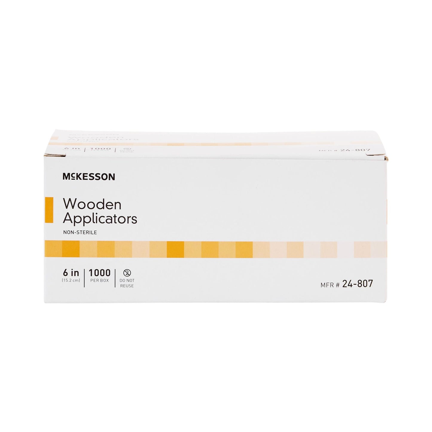 APPLICATOR, PLAIN WOOD 6" (1000/BX)