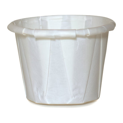 CUP, SOUFFLE PORTN TRTD PAPER WHT 3/4OZ (250/SL 20SL/CS)