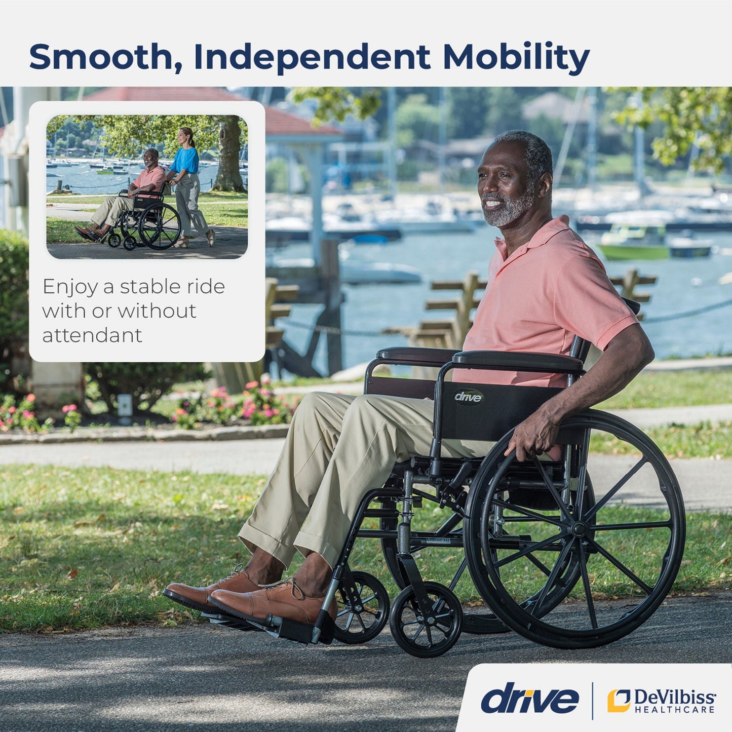 WHEELCHAIR, CRUISER III W/DETACH FULL ARM/LEGREST 18" D/S