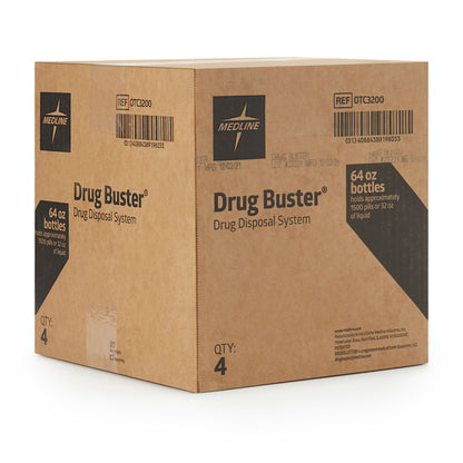DISPOSAL SYSTEM, DRUG BUSTER DRUG 64OZ (4/CS)