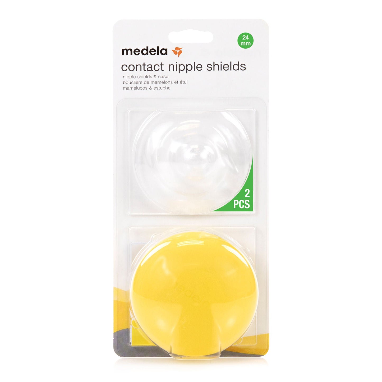 SHIELD, NIPPLE CONTACT W/CASE 24MM (6/CS)
