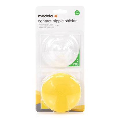 SHIELD, NIPPLE CONTACT W/CASE 24MM (6/CS)