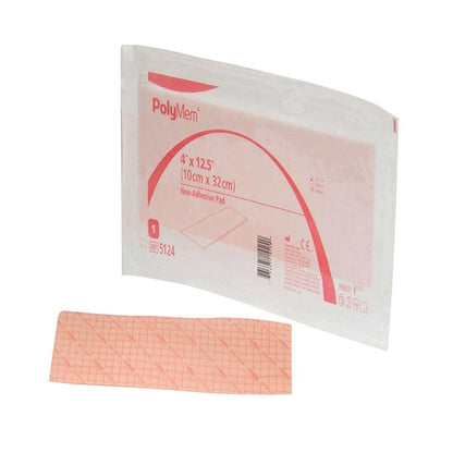 PolyMem® Nonadhesive without Border Foam Dressing, 4 x 12.5 Inch