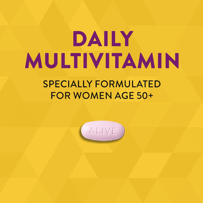 ALIVE, TAB MULTIVITAMIN WOMENS50+ (50/BX)