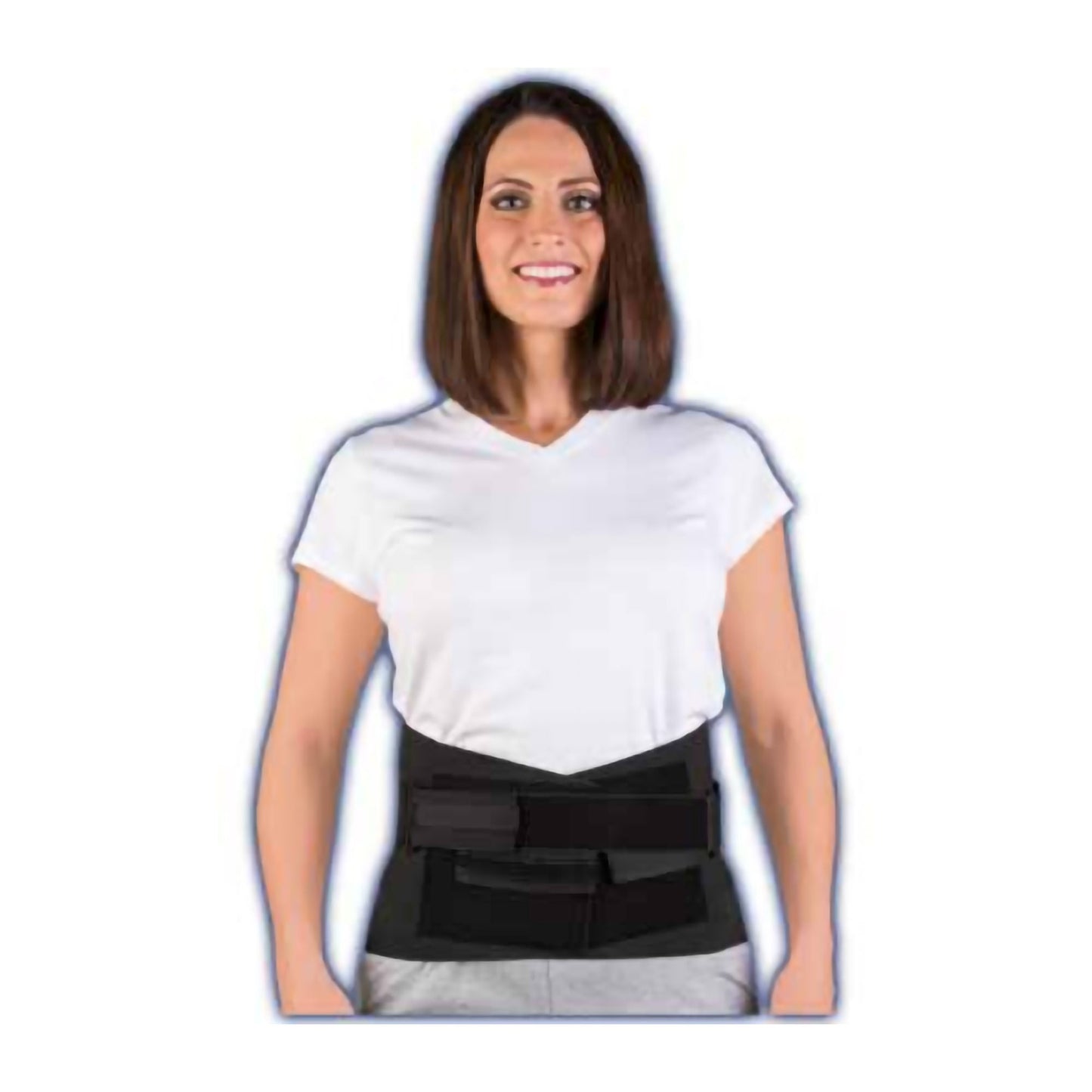 BACK BRACE, BACK-IN BLK 3XLG