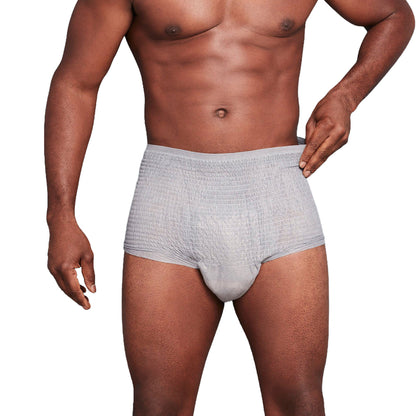 UNDERWEAR, DEPEND MAX ABSRB MEN GRY LG (28/PK 2PK/CS)