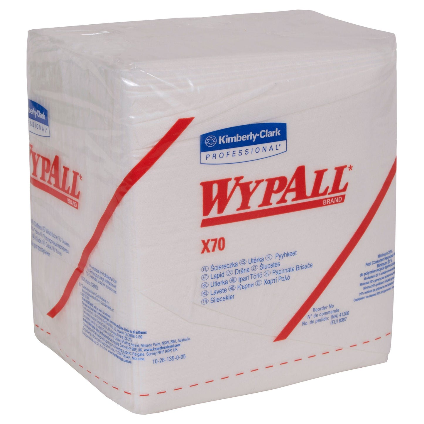WIPER, WYPALL X70 12.5"X14.4" (76/PK 12PK/CS) KIMCON