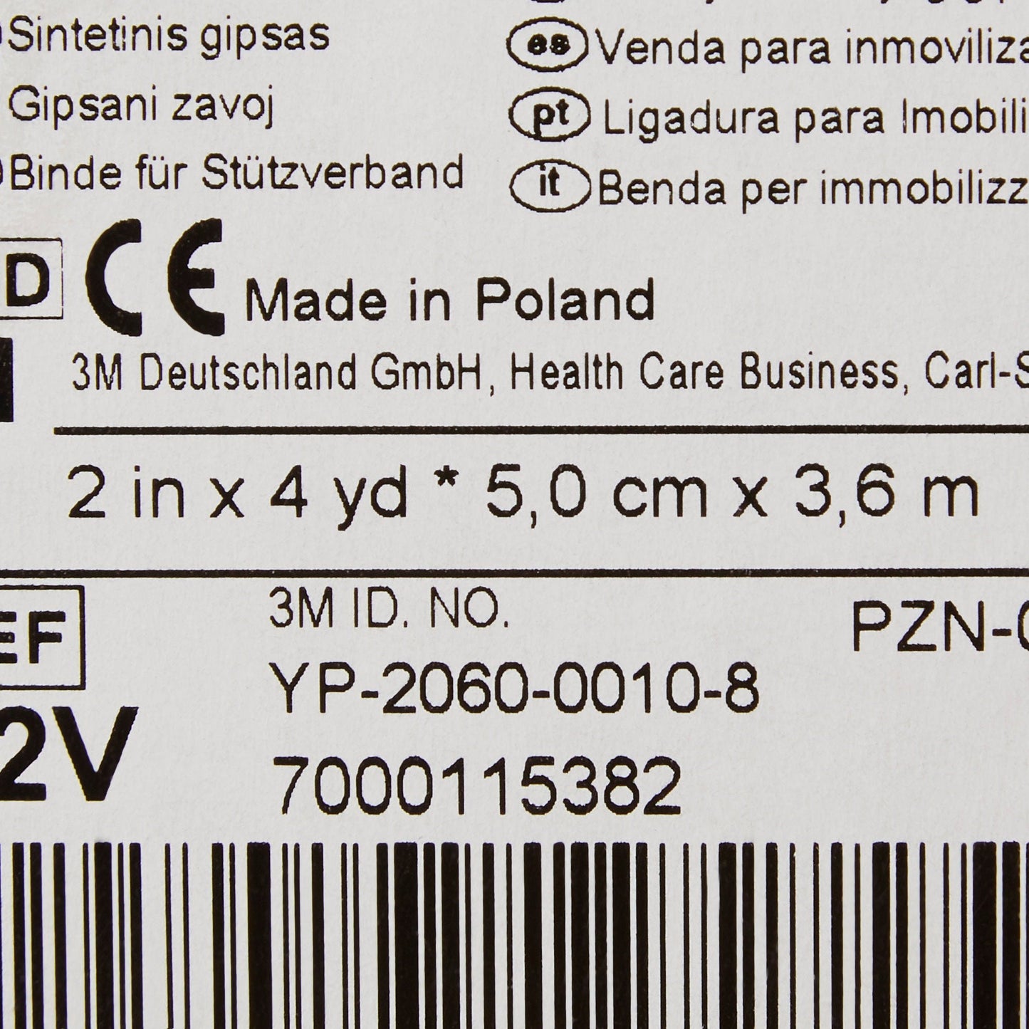 TAPE, CAST SCOTCHCAST 2"X4YDS BRT GRN (10/BX) 3MORTH