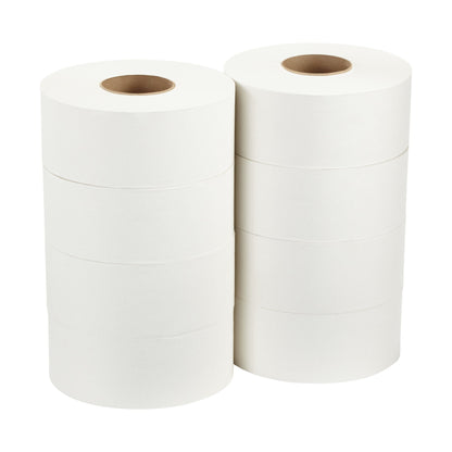 TISSUE, TOILET ENVSN 2PLY JUMBO WHT (8RL/CS)