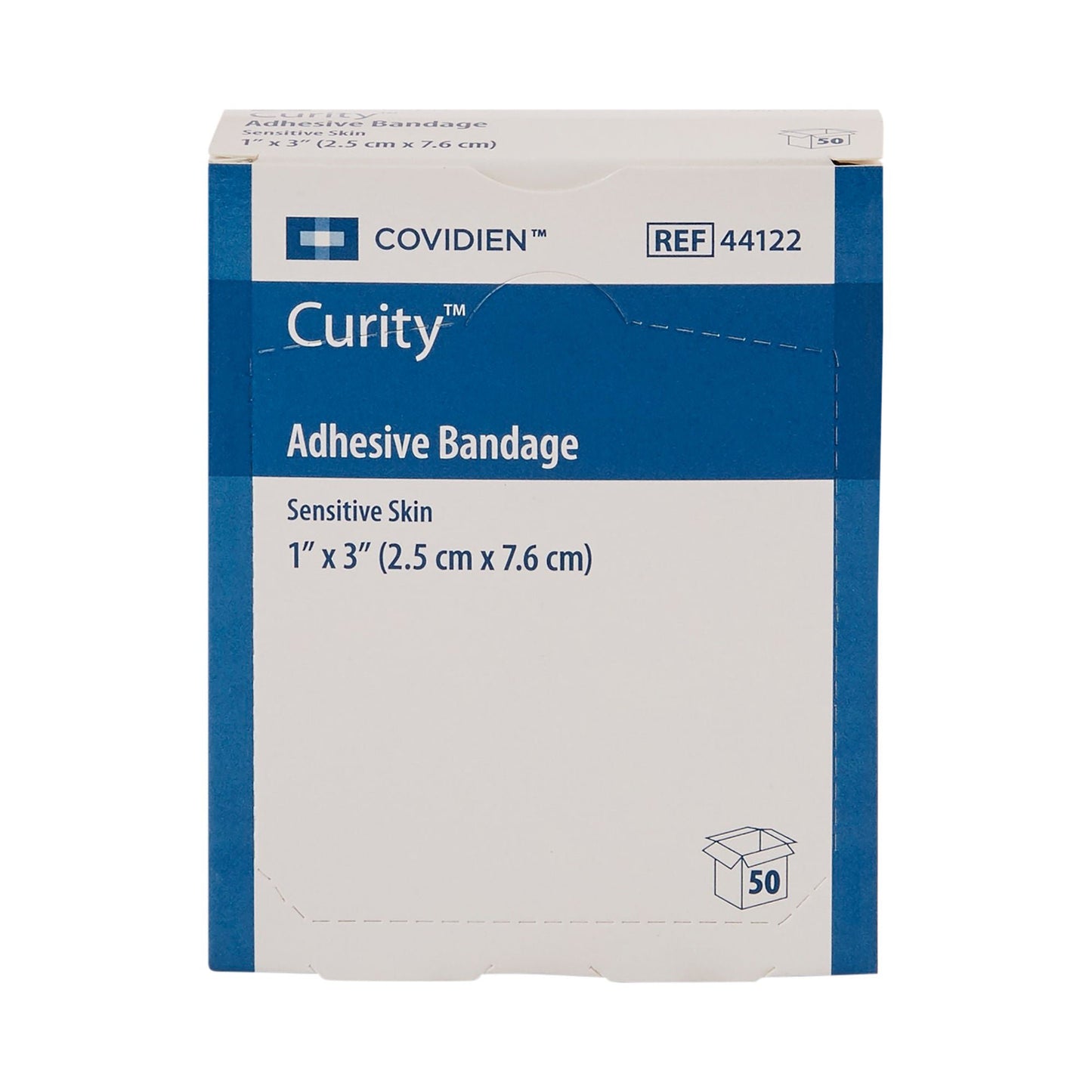 BANDAGE, ADH SENSITIVE SKIN 1"X3" (50/BX 24BX/CS) KENDAL