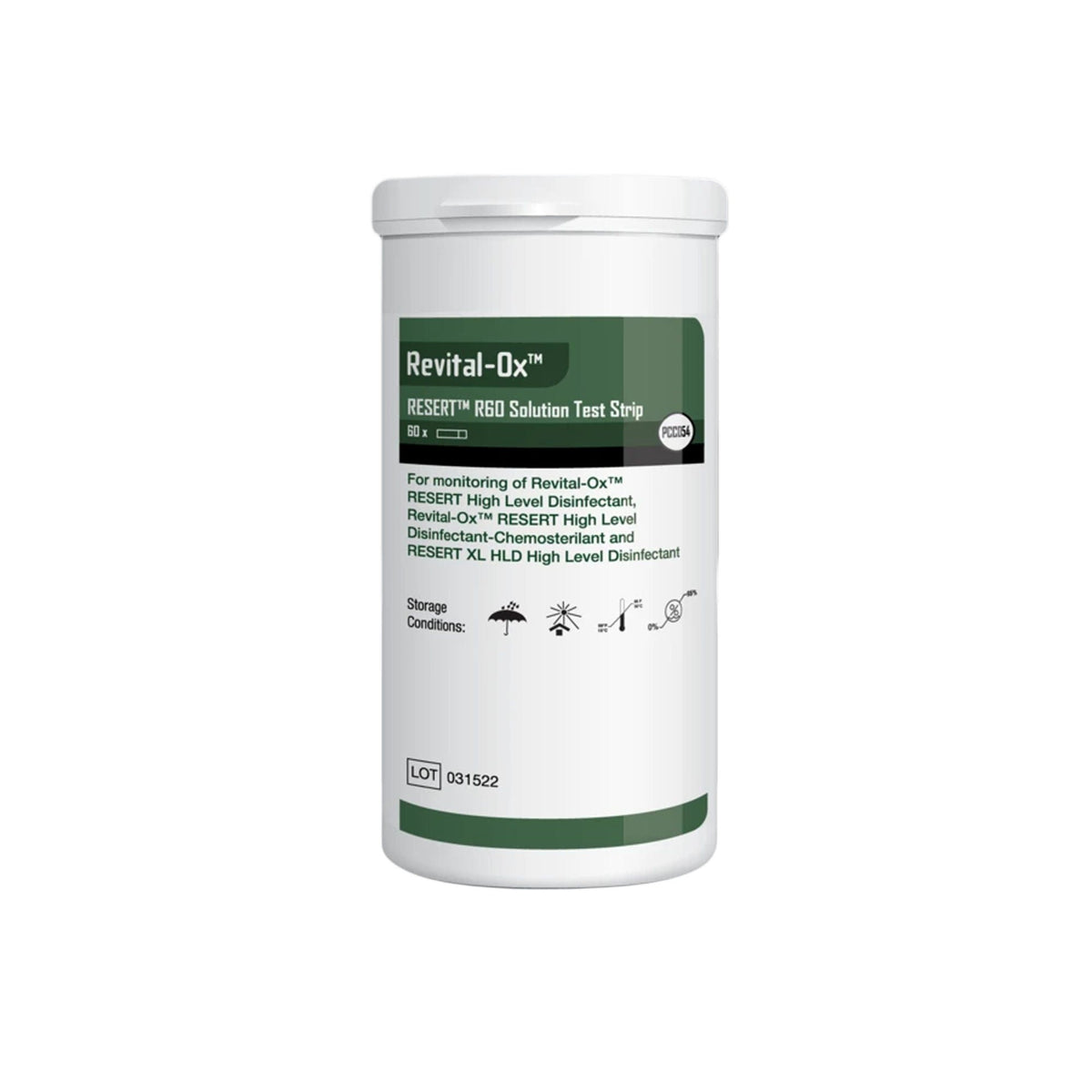 TEST STRIP, HYDROGEN PEROXIDE CONC INDICATOR (60/BT 2BT/CS)