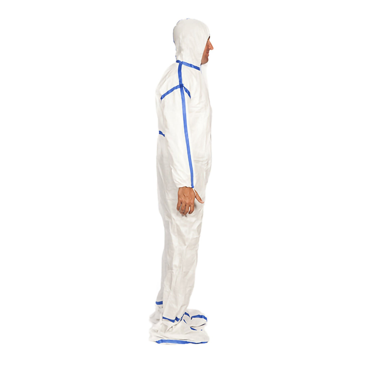 COVERALL, CLEANROOM STR VELCROCLOSURE WHT 3XLG (20/CS)