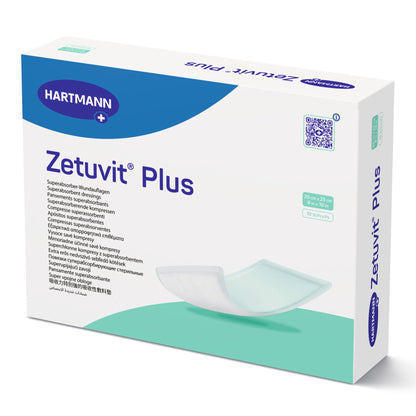DRESSING, WOUND ZETUVIT PLUS W/SAP 8"X10" (10/BX)