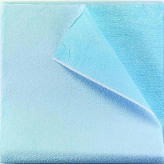 SHEET, DRAPE 2PLY TISSUE/POLY WHT/BLU 40X72" (50/CS)