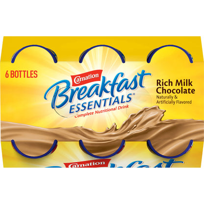 CARNATION, BRKFST ESSENTIALS RTD MILK CHOCOLATE (6/PK 4PK/CS