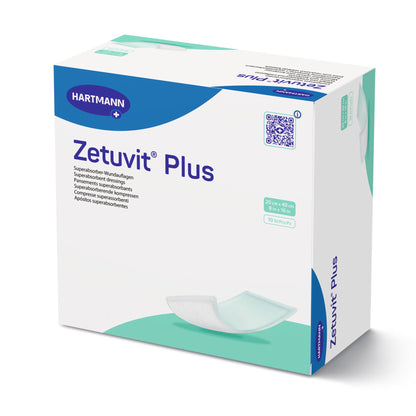 DRESSING, WOUND ZETUVIT PLUS W/SAP 8"X16" (10/BX)