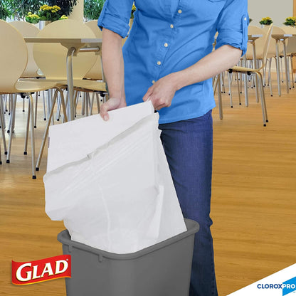 LINER, TRASH GLAD DRWSTRNG FORCEFLEX TALL KITCHEN 13 GSALFLD