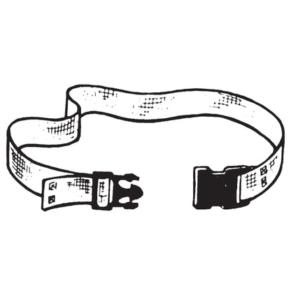 BELT, GAIT BARI BLU 72"