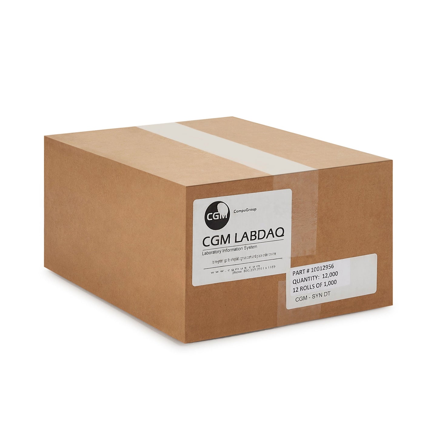 LABEL, ZEBRA PRINTER 2844&2824 F/SPCMN CONT 2.25"X1.25" (12R