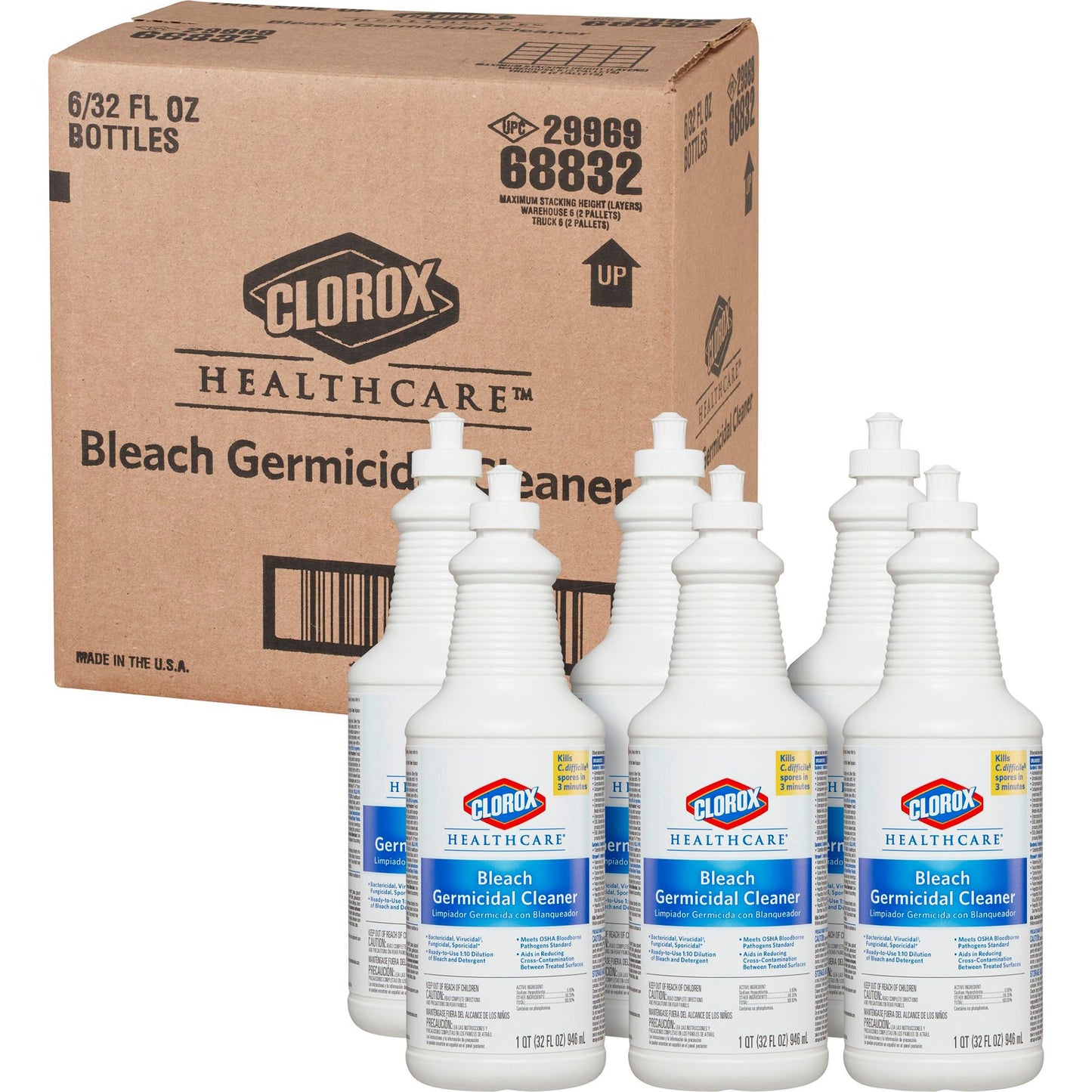 CLEANER, CLOROX DISPATCH DISINF PUSH/PULL 32OZ (6/CS) SALFLD