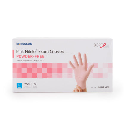 GLOVE, EXAM NTRL LG N/S PNK 3.0 (250/BX 10BX/CS)