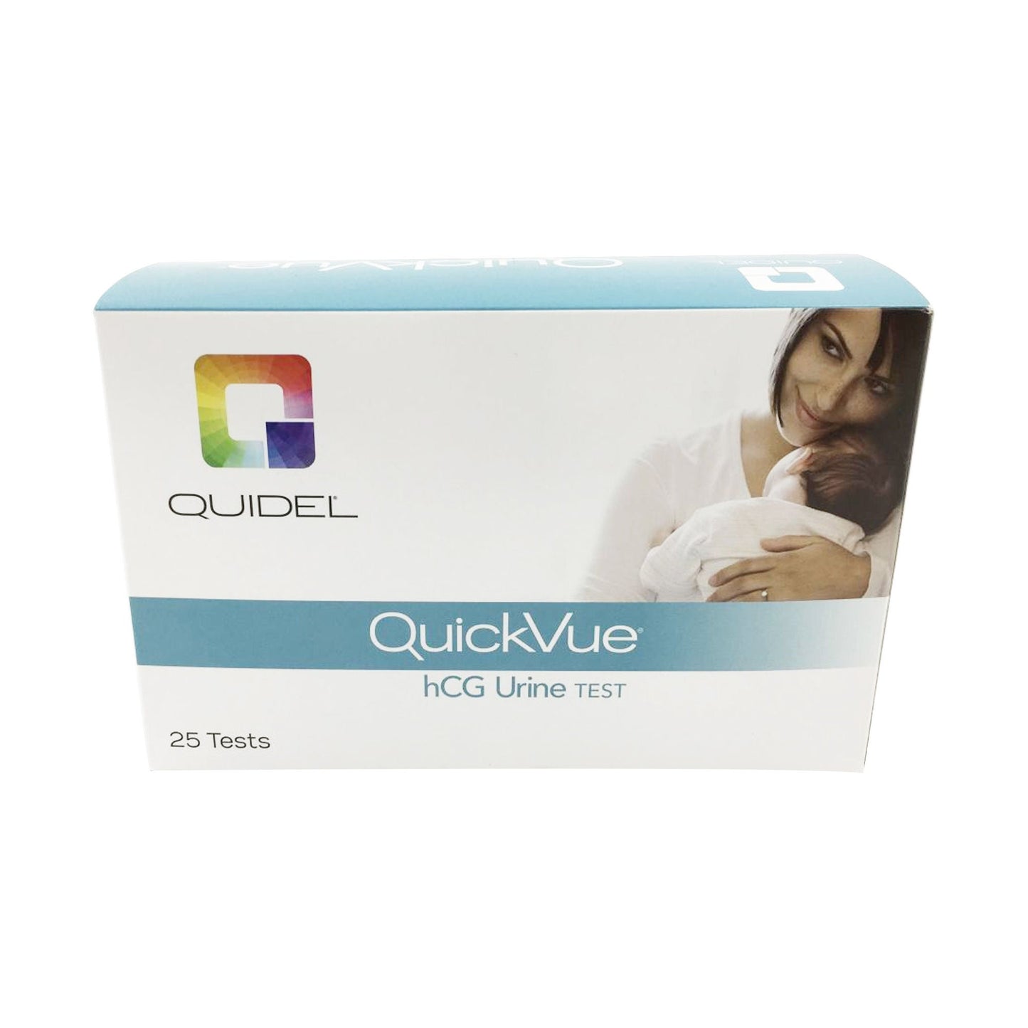TEST KIT, PREG HCG URINE QUICKVUE 1STEP (25TESTS/KT 12KT/CS)